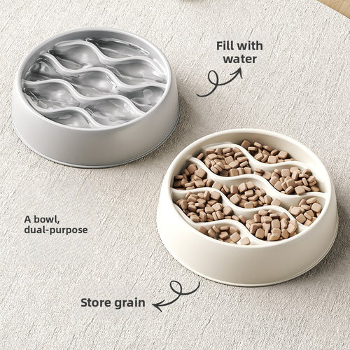 Anti-Choking Slow Feeder Dog Bowl